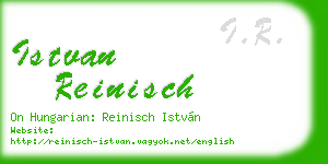 istvan reinisch business card